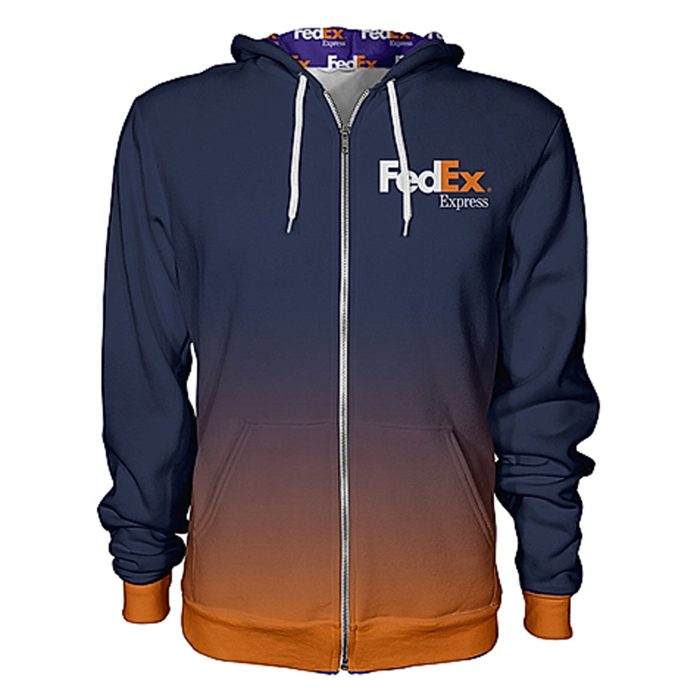 FedEx Custom Zip Up Hoodie